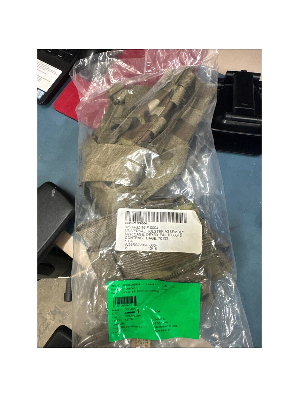 Universal Holster Assembly Scorpion OCP W58RGZ-16-F-0004 Military Tactical Gear